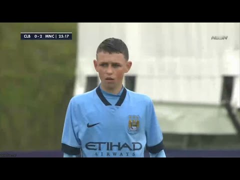 Phil Foden vs Club Brugge U16 Friendly (02/05/2015)