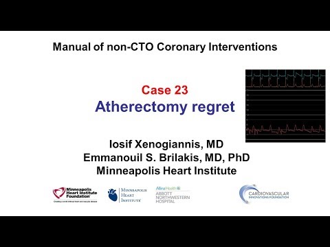 Case 23: PCI Manual: Atherectomy regret