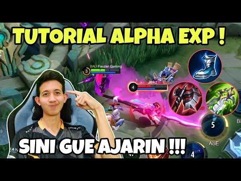 TUTORIAL ALPHA EXP PAKAI BUILD DAMAGE !!!