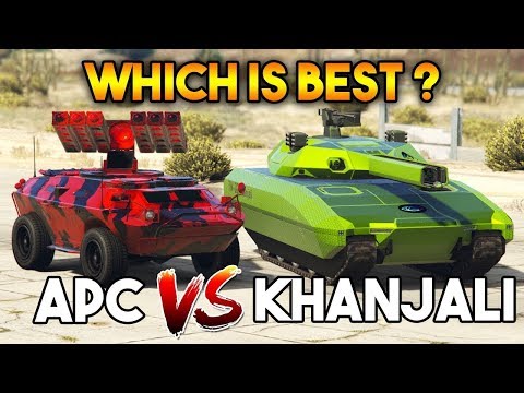 GTA ONLINE : KHANJALI VS APC ( WHICH IS BETTER ? )