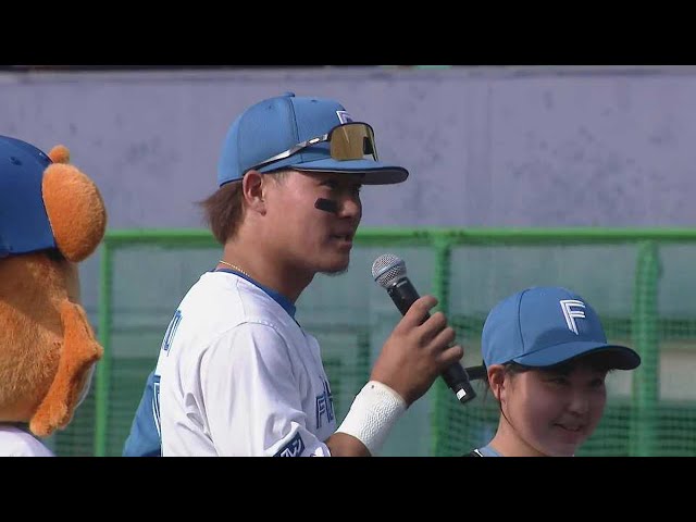 【ファーム】4月29日 ファイターズ・郡拓也選手 ヒーローインタビュー