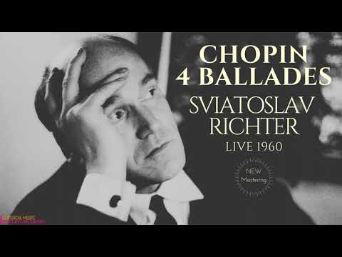 Chopin - 4 Ballades (Century's recording: Sviatoslav Richter, Live 1960)