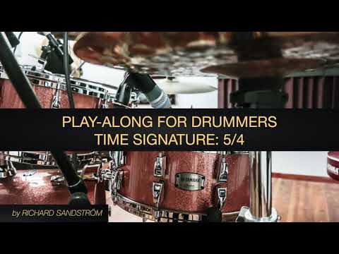 5/4 Odd Time Play-Along for Drummers (NO DRUMS)