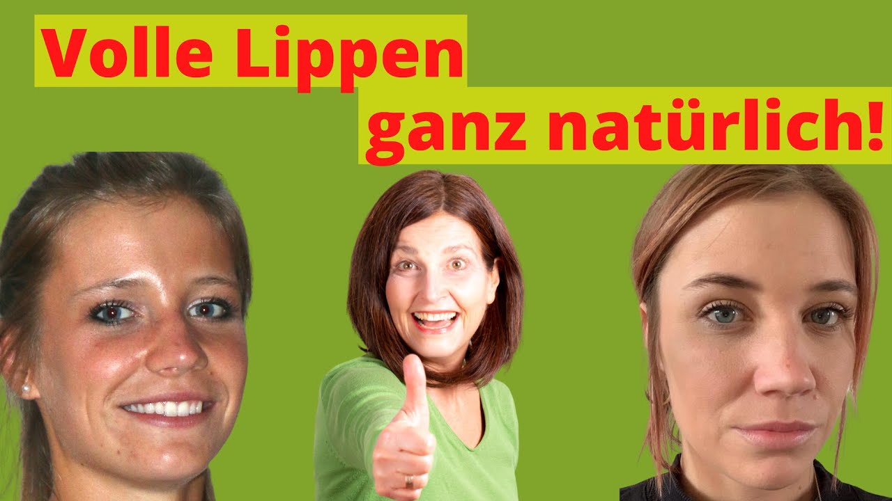 Volle Lippen ganz natürlich