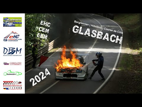 Glasbach Race 2024 | Fire Accident Onboards Action V8-Sound | Karl Schagerl Rallye Golf | Hillclimb