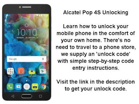 Unlock Alcatel Pop 4S (5095I 5095X 5095Y) - SIM ME Lock