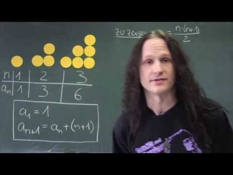 Vollständige Induktion der Woche: Dreieckszahlen