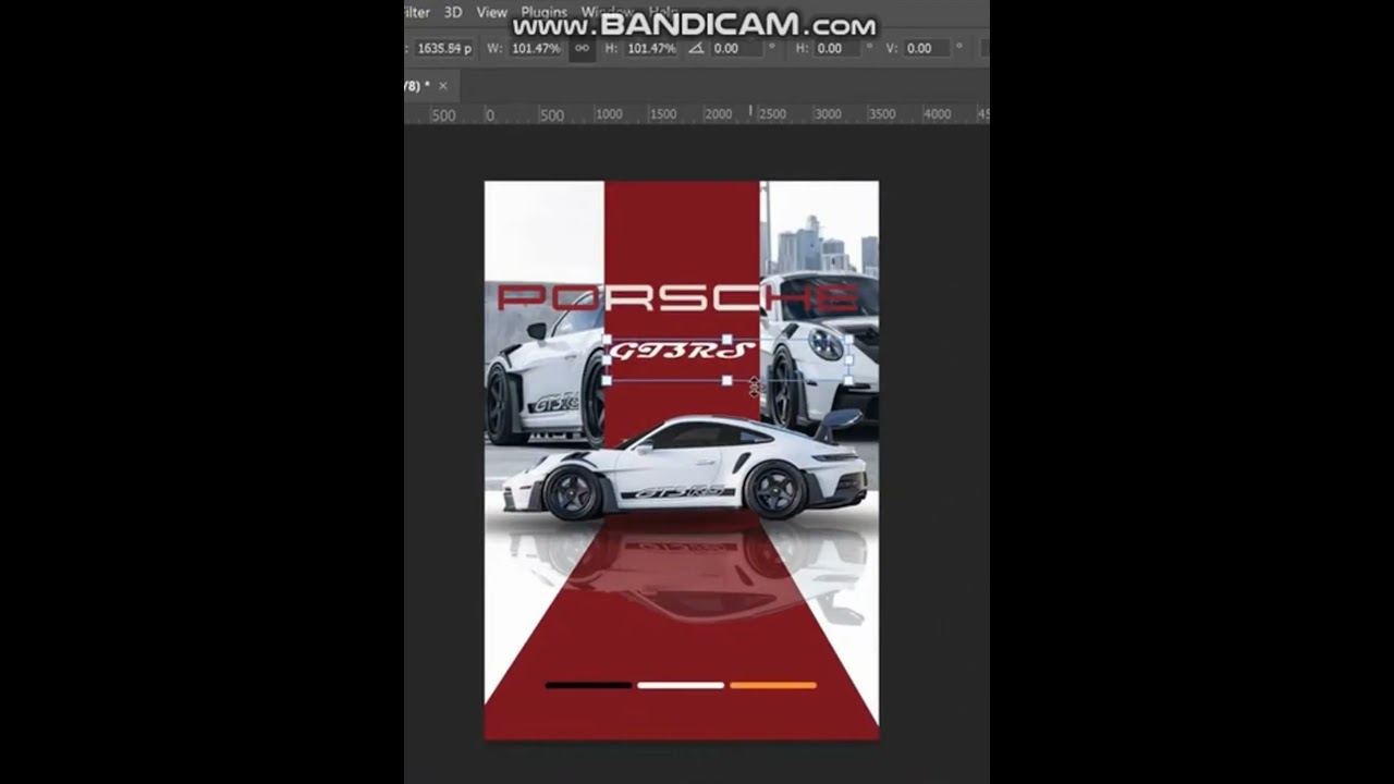 Porsche Car Design in Adobe Illustrator | Realistic Vector Illustration TutorialVector CarTutorial