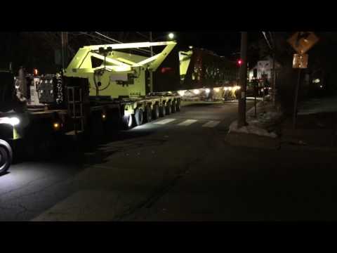 1,000,000 lb 200 foot long Turbine Transport Super-load