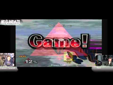 Captain Faceroll [Sheik] vs Squid [Falco] - Winners Finals - HD Sundaze Vol. 4