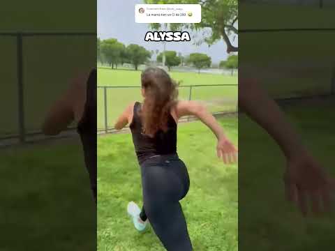 ¿Quién es MÁS RÁPIDO de mi familia? @YoMariah @YoAlyssaaaa @YoMamaJenny