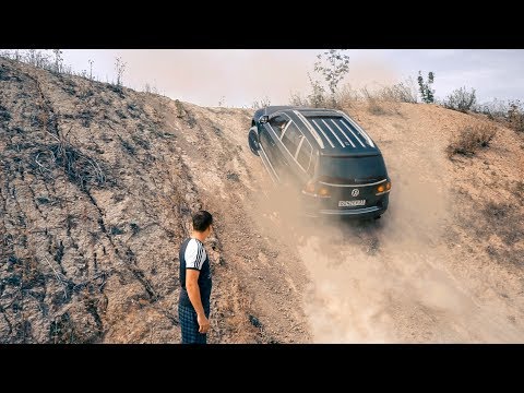 НАГЛЫЙ на TOUAREG ПОСПОРИЛ с TOYOTA PRADO! ТУАРЕГ против ВСЕХ!