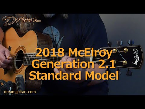 2018 McElroy Generation 2.1 Standard Model, Claro Walnut/Adirondack Spruce image 26