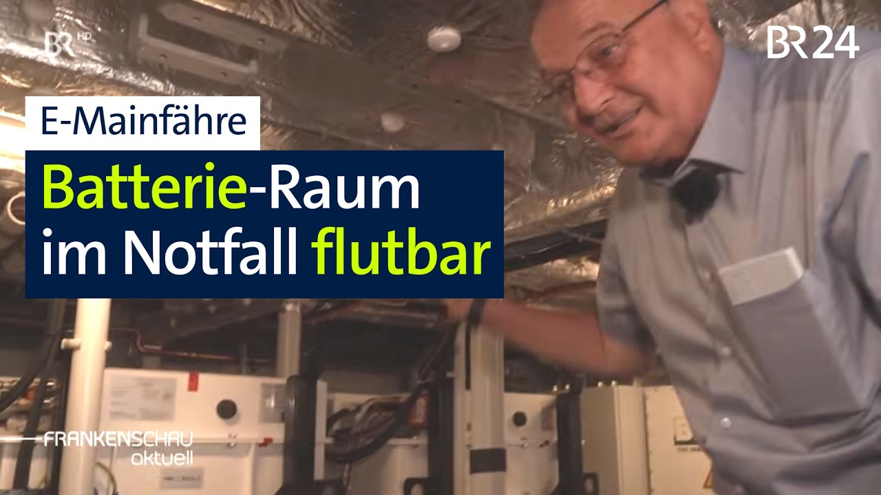 Erste elektrische Fähre Bayerns auf großer Fahrt zu ihrem Heimatort | BR24