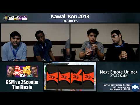 KKON18 Teams: SSB Wii U - GF - Zan + Zenyou vs Nicko + Scizor