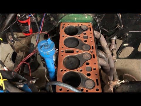 Willy's Jeep Hurricane F-Head 4-134 F-134 Cracked Block DIY Repair: Not a true fix...