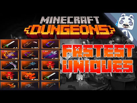 Wintertooth100 - How To Get Uniques FAST In Minecraft Dungeons!
