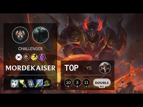 Mordekaiser Top vs Sett - KR Challenger Patch 10.3