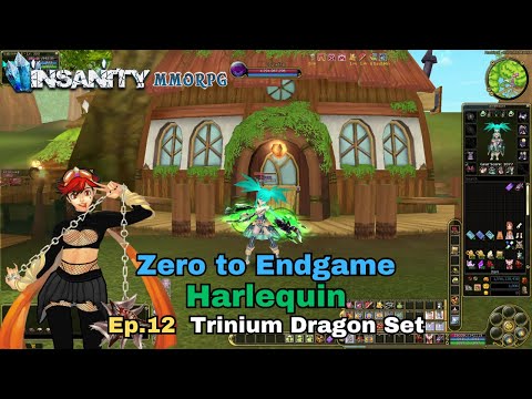 Insanity FlyFF - ZTE Harlequin Series Ep.12 - Trinium Dragon Set