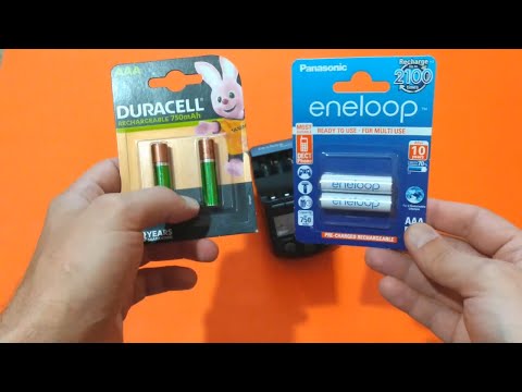 Which AAA Rechargeable Battery is the Best -  Duracell vs Eneloop