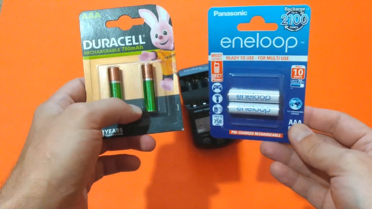 Which AAA Rechargeable Battery is the Best - Duracell vs Eneloop