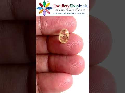 Yellow Sapphire Stone (Certified Pukhraj Stone) Ceylon video thumbnail