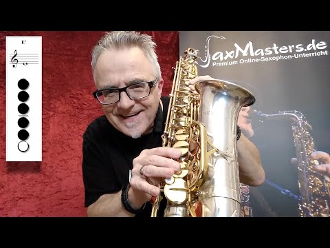 C major scale, explained note by note, simply and easily - with fingering diagram (Saxophone Prac...