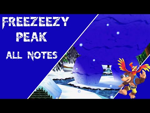 Banjo-Kazooie - Freezeezy Peak - All 100 Note Locations