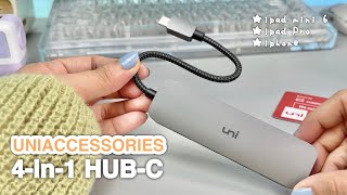 UNIAccessories UFLAT 4in1 HUB-C for All Type-C Devices 5Gbps Emmy Lou
