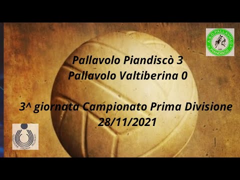 3^ Giornata Campionato Prima Divisione - Pallavolo Piandiscò vs Pallavolo Valtiberina