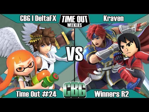 Time Out #24 | Winners R2 | CBG|DeltaFX (Pit/Inkling) vs Kraven (Roy/Mii Brawler)