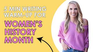 5-Minute Women’s History Month Writing Activity (Middle School ELA)