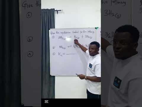 Learn how to correctly write the equilibrium constant expression (Kc) for a chemical reaction.