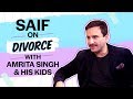 Saif Ali Khan on divorce with Amrita Singh, bond with Sara Ali Khan, Ibrahim, Taimur & paparazzi