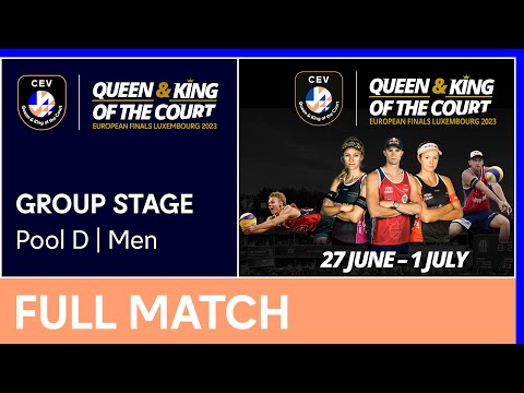 Full Match | Men's Group Stage - Pool D | CEV Queen & King of the Court 2023