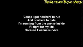 Papa Roach - The Enemy {Lyrics on screen} HD