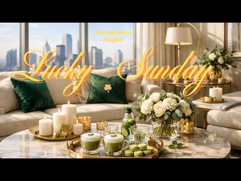 Lucky Sunday ☘️ | Cozy Penthouse Reset, Soft Jazz & Calm Luxury Vibes