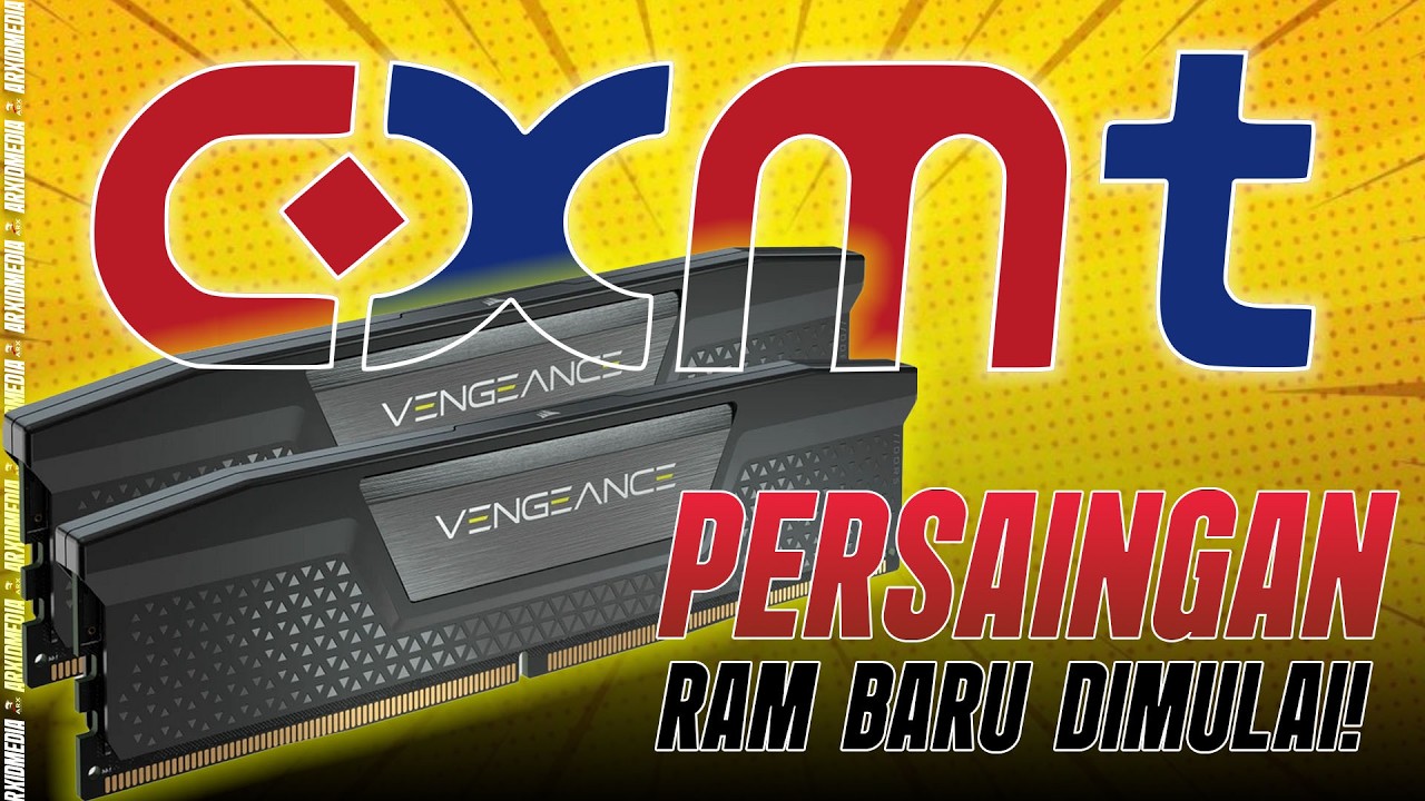 🔴 Live Stream #346 Persaingan Baru RAM PC, NAND China CXMT Sudah Masuk Corsair!