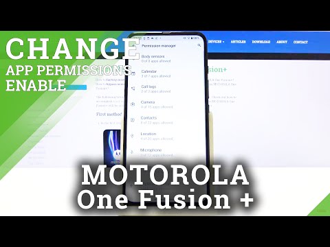 How to Open Apps Permissions in MOTOROLA One Fusion+ – Manage Apps Permissions