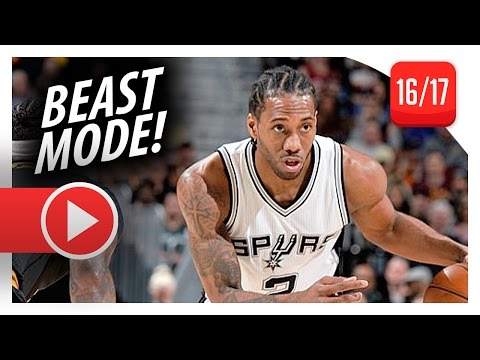 Kawhi Leonard Full Highlights vs Cavaliers (2017.01.21) - 41 Pts, 6 Reb, BEAST MODE!