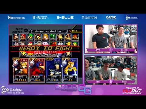 Cafe GG #12 SSBM - Zippys/Dirt vs Tyyy/Ojisan Doubles Winner's Semis