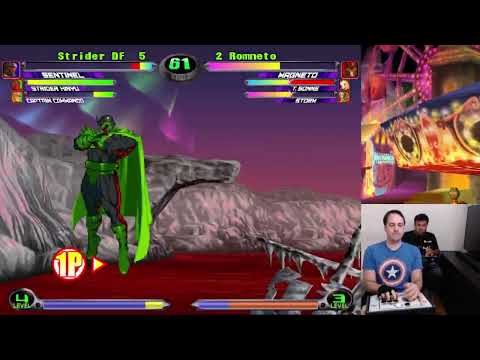 MvC2: Romneto - Magneto Dropportunity to Crossup HP + Dish Network Shockwave Double Kill 10.5.25