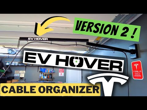Tesla EV Hover Charging Cable Organizer | Version 2 ⚡️ Model Y | Model 3 - Install