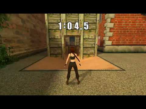 Tomb Raider 2 Remastered - World Record Speedrun WR - 1:04.5 Glitchless - Training Assault Course