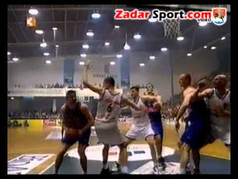 Prekid utakmice Zadar - Cibona
