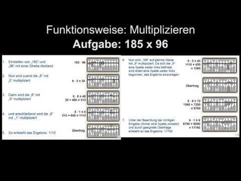 Der Abakus III - Multiplizieren und Kritik