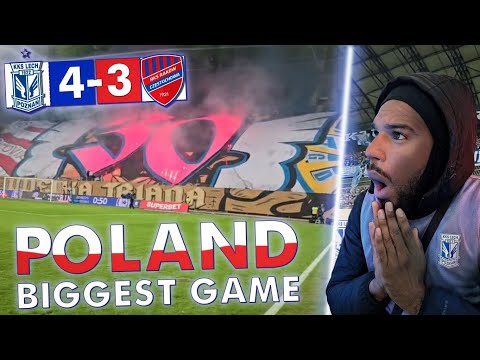 I didn't expect THIS in Poland... 🇵🇱 | Lech Poznań vs Raków Częstochowa