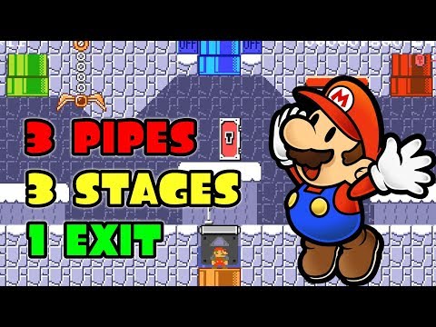 Super Mario Maker 2 🔧 3 Pipes, 3 Stages, 1 Exit 🔧 NatkatX