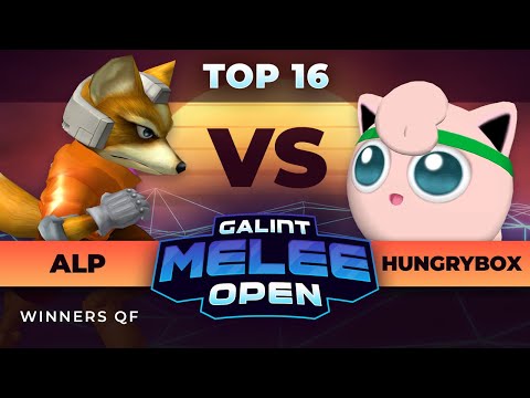 Liquid | Hungrybox (Jigglypuff) Vs. ALP (Fox)  - Top 64 WQ - Galint Melee Open: Summer 2021