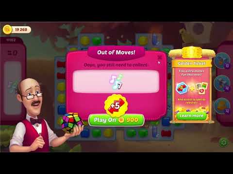 Homescapes Stuck Level 4462